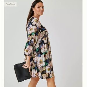 Anthropologie Plus Tired V-Neck Tunic Dress